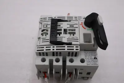 BUSSMANN RDF30CC-3 FUSIBLE DISCONNECT SWITCH 30A 600VAC 3PH STK H1729
