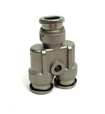 USED SMC METAL Y-UNION FITTING 8MM TUBE OD