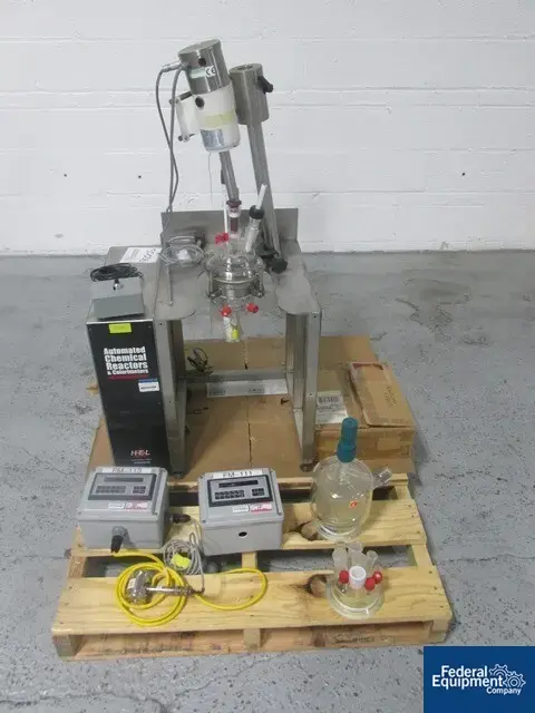 Used HEL UK 500 ML HEL Reactor System, Glass Reactors Ohio US | Federal Equipment Company #125827
