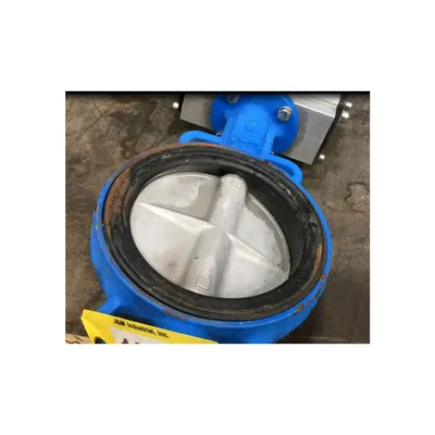 Used 6" Butterfly valve with stainless steel disc