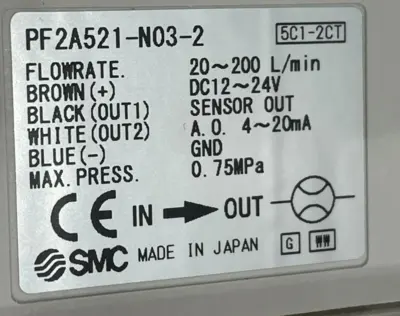 NEW SMC PF2A521-N03-2 FLOW SWITCH PF2A521N032