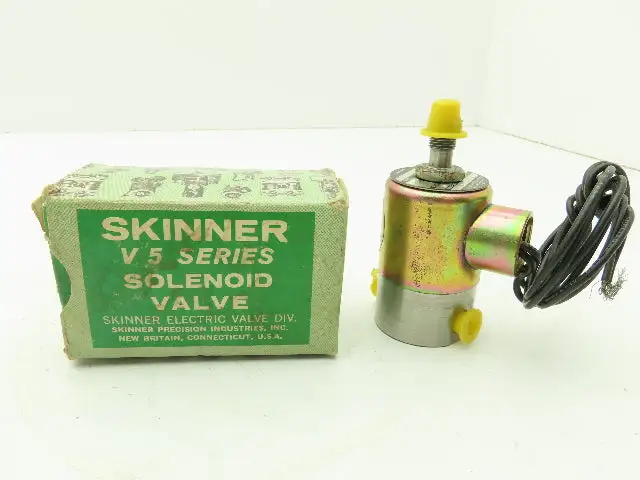 Honeywell Skinner V5D9695 Solenoid Valve 3-Way NO 74VDC 200 PSI 1/8" NPT