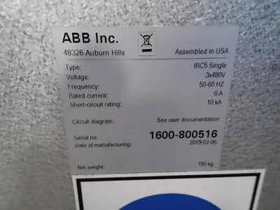 USED 2019 ABB IRB1600 / IRC5 SINGLE