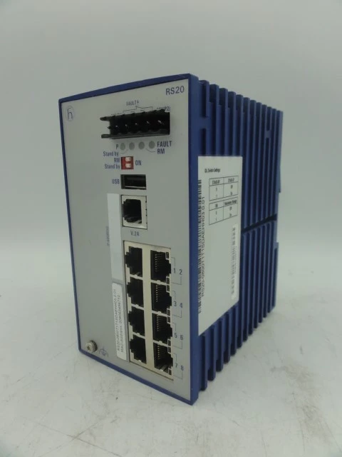 Used HIRSCHMANN RS20-0800T1T1SDAEHH03.0.01 PLC Ethernet Equipment Connecticut US | BG Industrial Surplus #472266