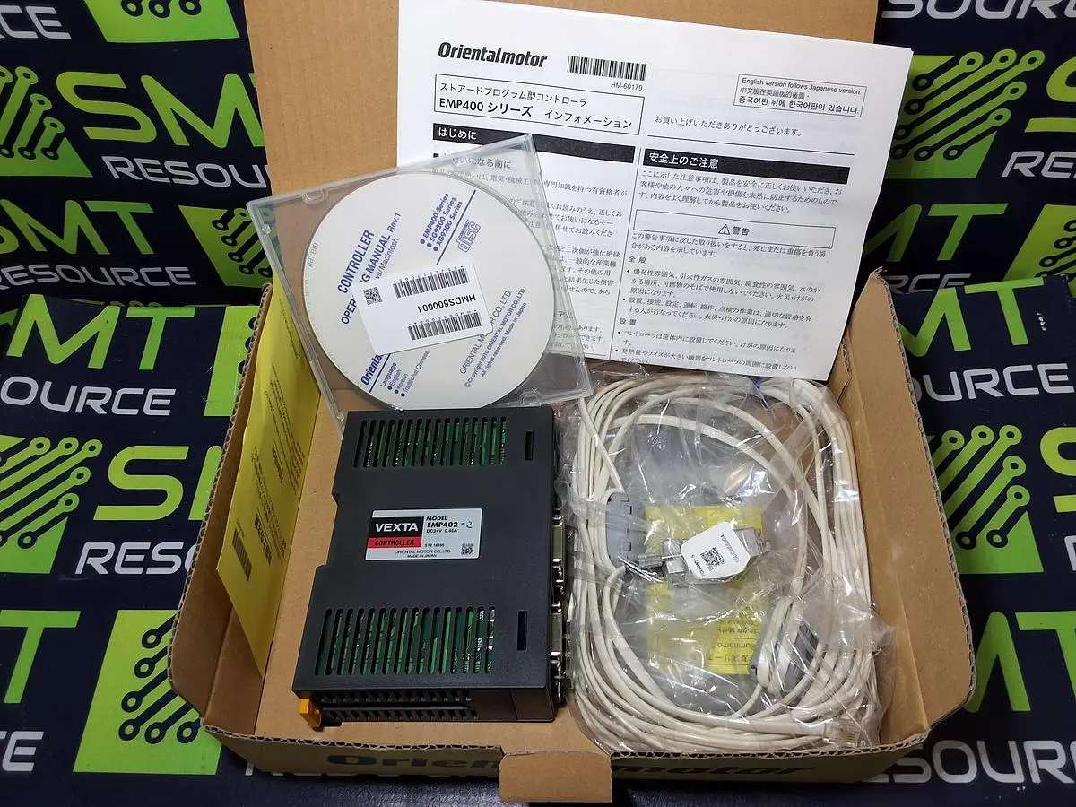 VEXTA EMP402 CONTROLLER PULSE GENERATOR DRIVE EMP402-02 WITH ACCESSORIES - BRAND NEW