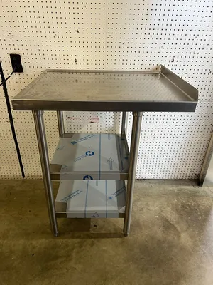 Used Falcon Restaurant Supply Used Stainless Steel Equipment Stand with 2 Shelves - WO1 Restaurant Equipment (Miscellaneous) Illinois US | Falcon Restaurant Supply #1375296