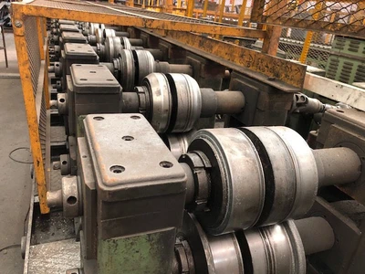 USED POLYPAL ROLLFORMING LINE FOR PALLET RACKS (2)