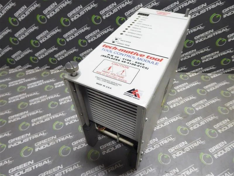 GSE Tech-Motive 49-4100-03C5 Tool Control Module Rev.B Missing Screw Top Used