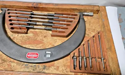 Starrett 724 Outside Micrometer Set 12" - 18" Made in USA