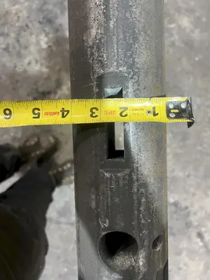 4" DIAMETER X 15' LONG BORING BAR WITH MORSE TAPER: STOCK #20648