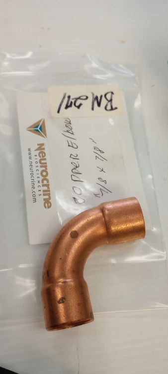 New | in-Stock COPPER ELBOW Copper Elbow 7/8 "X 7/8" Arbors & Adapters Arizona US | ASSET CONVERSION SPECIALISTS, INC. #1333436