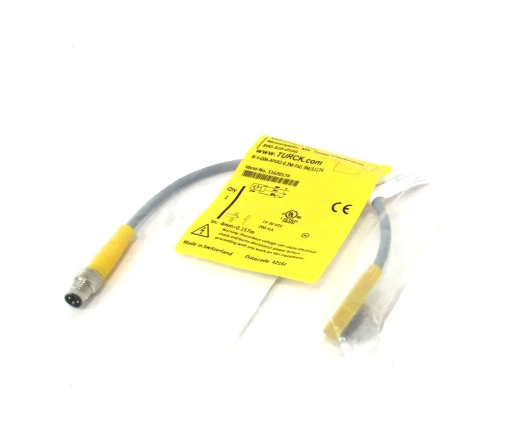 NEW TURCK BI 4-Q06-AP6X2-0.2M-PSG 3M/S1174 SENSOR S1620178