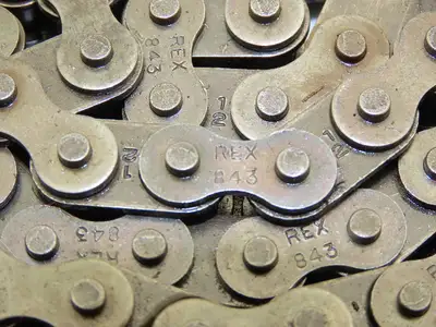 Rexnord 843-BC Tabletop Chain Guide Steel Base Roller Chain 1/2" Pitch 10'L