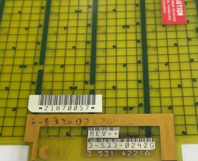 USED CINCININNATI MILCRON 3-531-4221A PC BOARD 3-533-0242G 35314221A