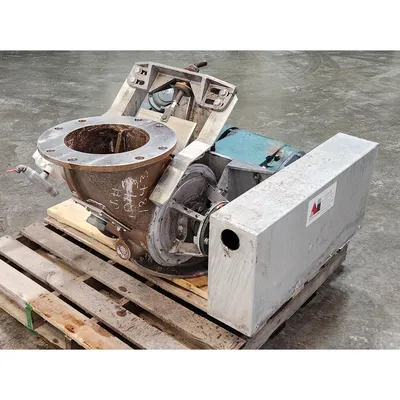 Used 10" dia. Flo-tronics Stainless Steel Side-entry Rotary Feeder