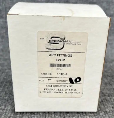 New | in-Stock Sprinkman 101E-3 Misc Industrial Equipment California US | Davliegogo LLC #1715484