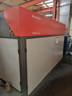 BYSTRONIC Laser with rotary axis, in very good condition, regularly servised by BYSTRONIC, must go by mid June