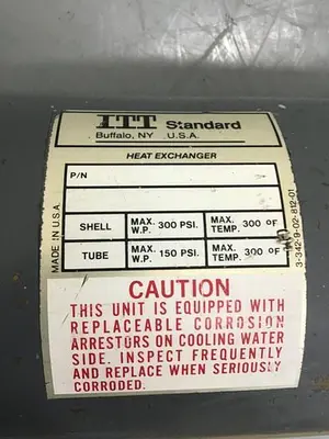 USED ITT STANDARD 3-342-9-02-812-01