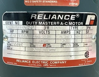 NEW Reliance Electric P48H1511P-PU