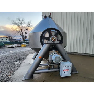 Used Stainless Steel Double Cone Blender - 150 cubic foot