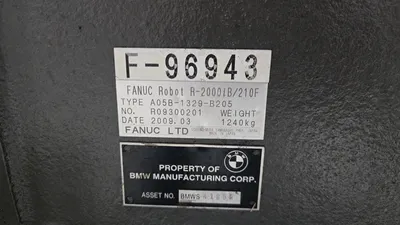 USED 2009 FANUC R-2000iB/210F + R-30iA