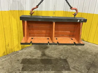 40" LONG x 16" HIGH T-SLOTTED RIGHT ANGLE PLATE: YOBRO #25204