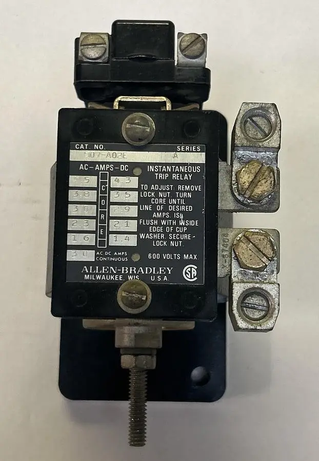 Used ALLEN-BRADLEY 809-A02E Miscellaneous Equipment (Electrical & Power) | Surplus Asset Holdings #1203488