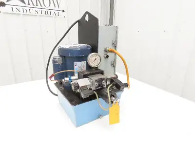 Vektek Vector Flo Hydraulic Manual Workholding Pump Power Pack 2.5gal 5000psi