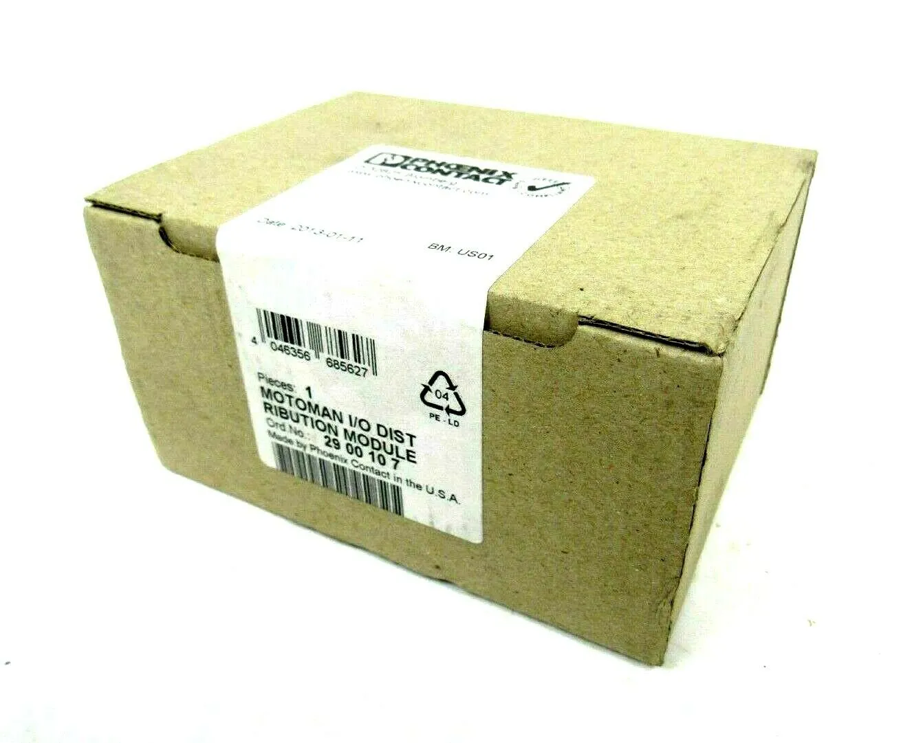 NEW SEALED PHOENIX CONTACT 29-00-10-7 DISTRIBUTION MODULE 2900107