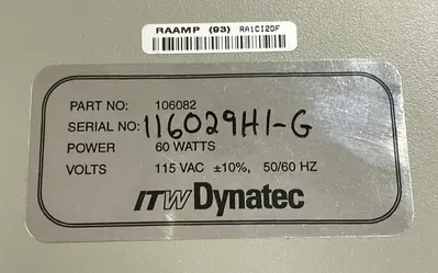 New | in-Stock ITW DYNATEC 106082 Automation Control (HMI) Ohio US | Surplus Asset Holdings #1225797