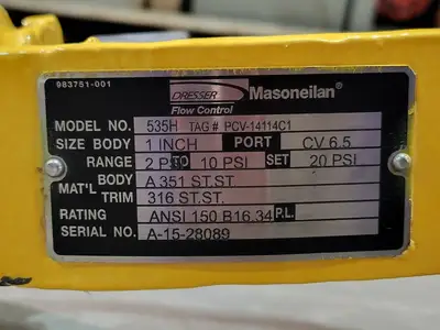 NEW MASONEILAN 535H