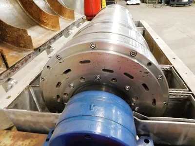 Sharples P3400 decanter centrifuge, 316SS.