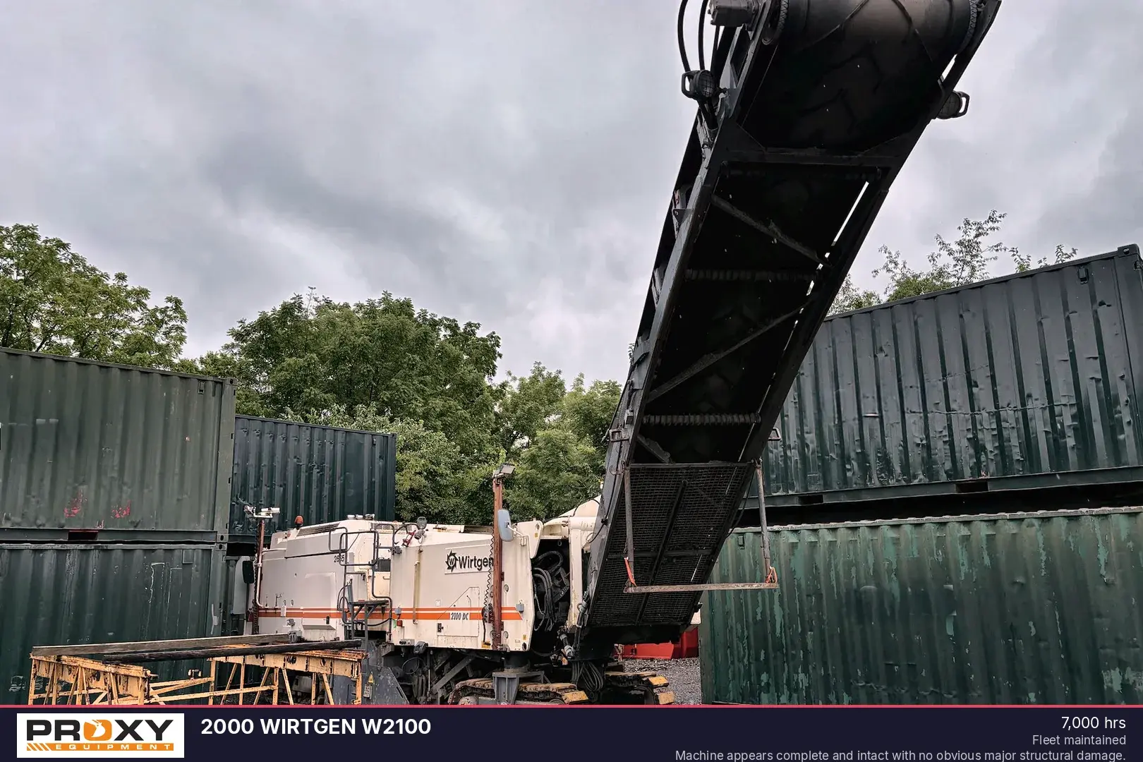 Used 2000 WIRTGEN W2100 Cold Planers New Jersey US | Proxy Equipment #1385018