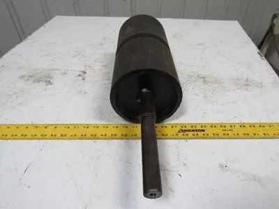 Rubber Coated Steel Conveyor Pulley Roller 6-3/4"x13-3/4"L