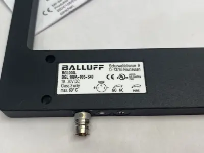 New | in-Stock Balluff Standard Photoelectric Fork Sensor, Metal, BGL 180A-005-S49 Photoelectric Sensors Michigan US | Maverick Industrial Sales #1475337