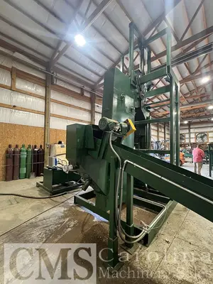 USED CUSTOM BUILT COMPRESSION BAGGER WITH INFEED BIN