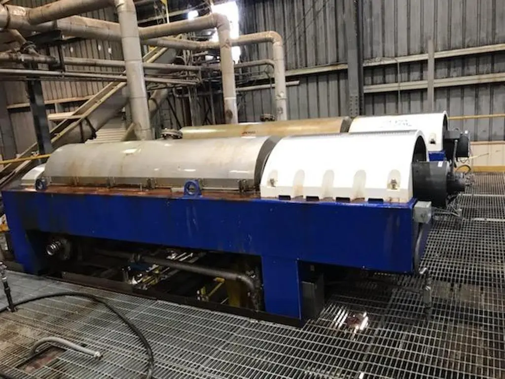 (2) Alfa-Laval NX 944B-31G decanter centrifuges, 316SS.