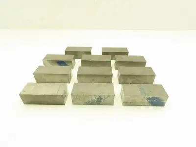 S7 Tool Steel Flat Bar Stock 1"x 1-1/4"x 3"L  Lot of 10 Blocks