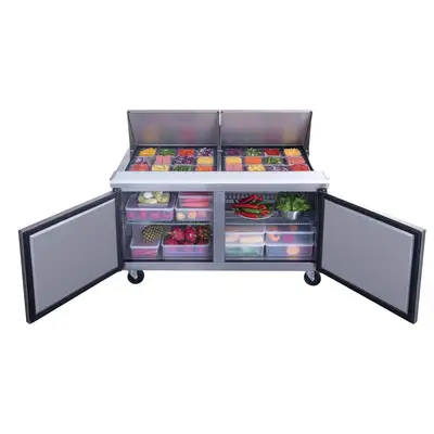 New | in-Stock Dukers _UNKNOWN_ Food Prep Tables Illinois US | Falcon Restaurant Supply #1376871