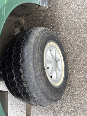 (1) 2015 E-Z-Go golf cart with a Kawasaki gas engine, does not include Club canopy, fold-down windsh...
