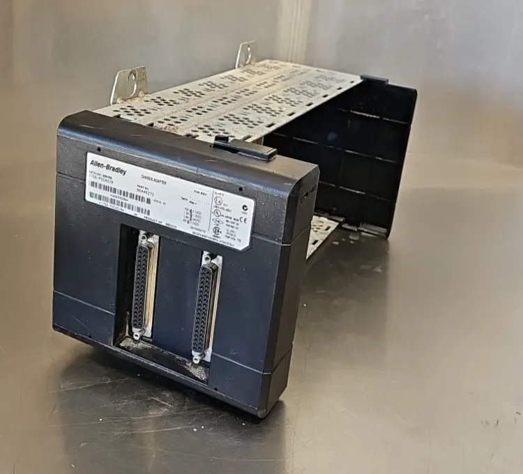 Used Allen Bradley 1756-A7/B ControlLogix 7-Slot Chassis w/1756-PSCA2/A Adapter Unit PLC Chassis South Carolina US | Palmetto Automation #1541602