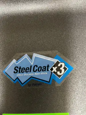 New | in-Stock VollRath New Vollrath 90217 Stainless Super Pan 3 - 1/2 Size 1 1/2" Deep SteelCoat x3 Non-Stick Pan Steam Pans Illinois US | Falcon Restaurant Supply #1375846