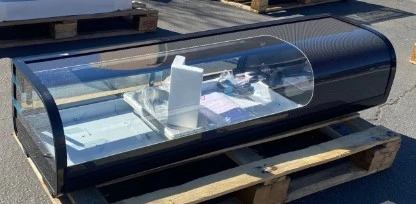171-0139 52” Self Contained Full Service Countertop Sushi Display Cooler