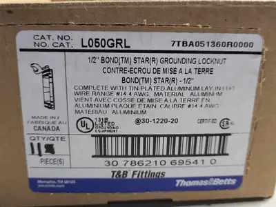 NEW THOMAS & BETTS L050GRL