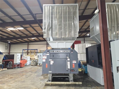 50" x 60" Vecoplan Model V-Eco 1300 Single Shaft Shredder, New 2020