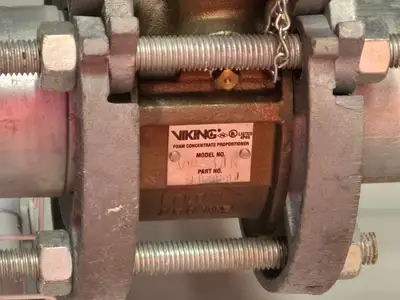 Containerized Foam Fire Suppression System w/ Deluge Valve, Potter Controls & Piping Manifold