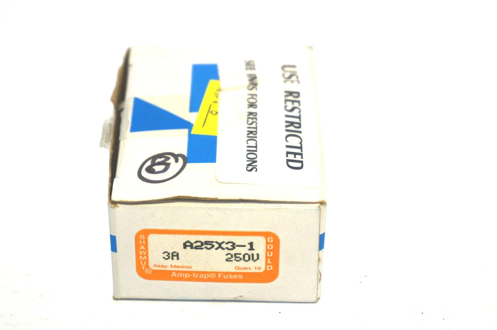 8 NEW GOULD SHAWMUT A25X3-1 FUSES A25X31