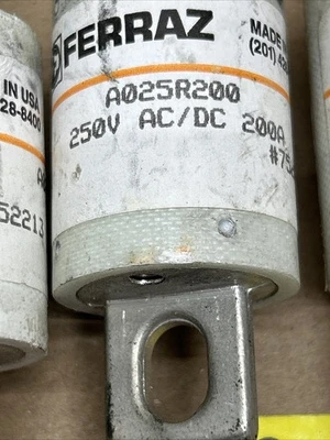 New | in-Stock Ferraz Shawmut A025R200 Fuses Indiana US | J&J Industrial Supply #524077