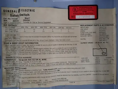 USED GE TH3361