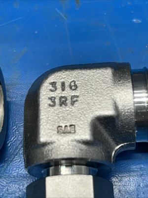 Lot of 3 Swagelok Elbows 316SS 3RF NNB Fast Shipping! + Warranty